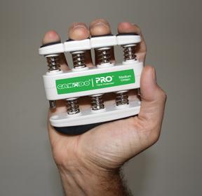Cando PRO hand exerciser, 7 pounds, medium, green Cando PRO hand exerciser, 7 pounds, medium, green