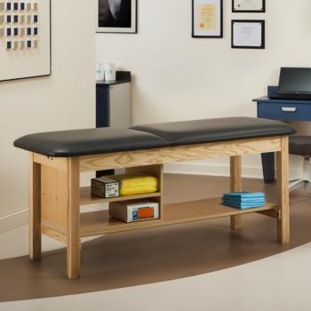 ETA Classic Series Treatment Table with Shelving- 24" wide ETA Classic Series Treatment Table with Shelving- 24" wide