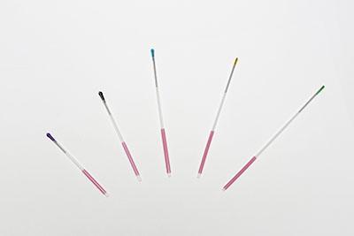 APS Safety Tube Dry Needles, 0.35 x 100mm, Turquoise tip, box of 100 APS Safety Tube Dry Needles, 0.35 x 100mm, Turquoise tip, box of 100