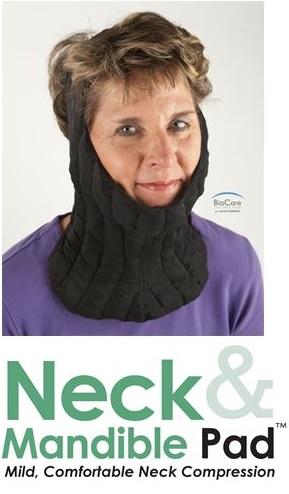 Neck/Mandible Pad for Mild, Comfortable Neck Compression