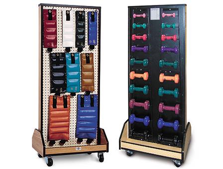 Combo Weight Cuff/Dumbbell Mobile Rack