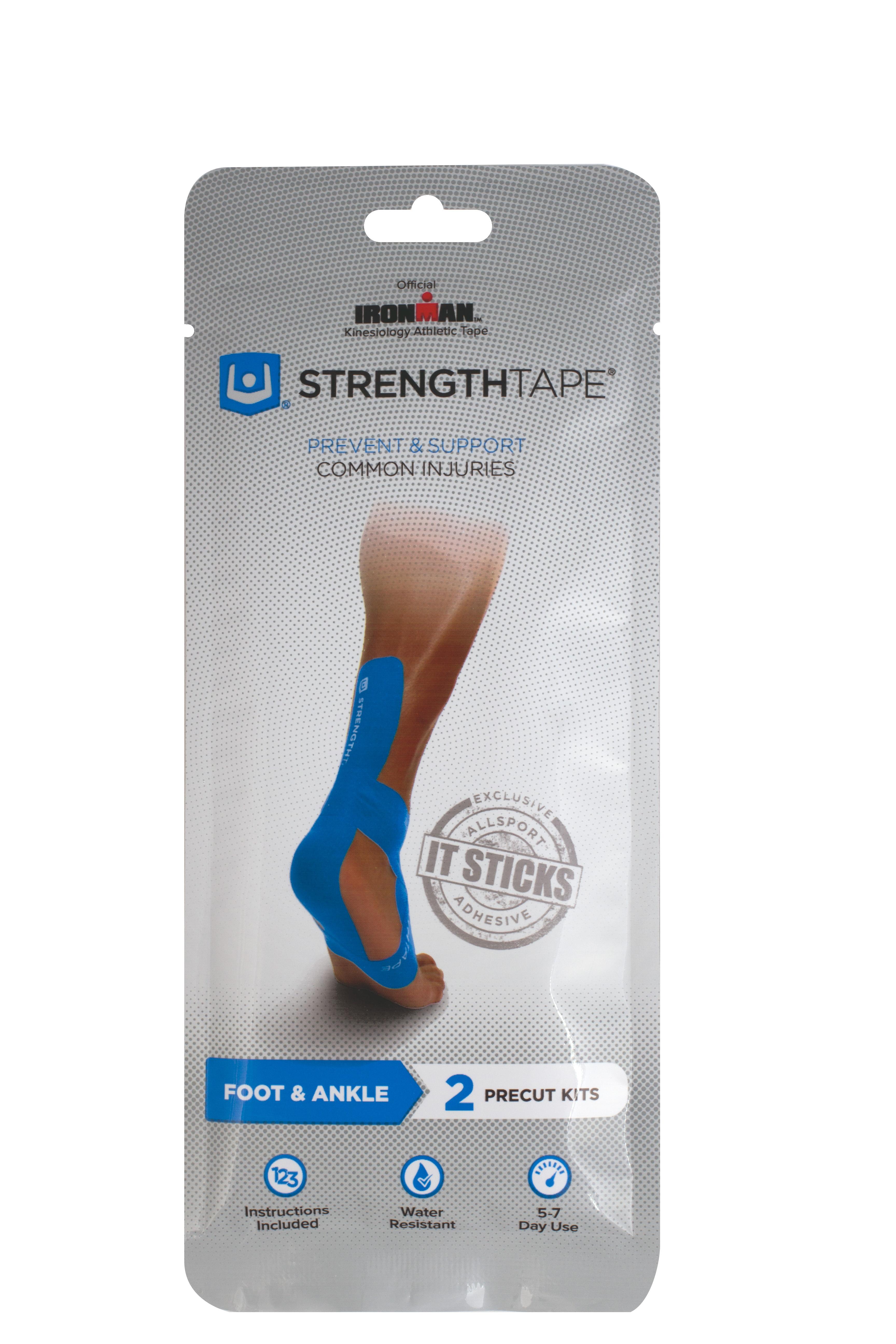 StrengthTape Kinesiology Tape Kit - Ankle & Foot StrengthTape Kinesiology Tape Kit - Ankle & Foot