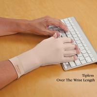 Edema Glove (tipless, over the wrist) Left - Lg