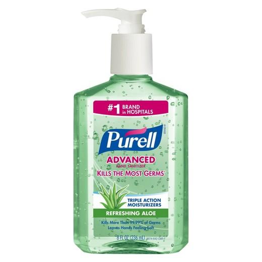 Purell Hand Sanitizer w/ Aloe, 8oz Pump Purell Hand Sanitizer w/ Aloe, 8oz Pump