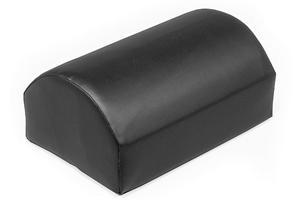 Naugahyde Crescent, 12.5 in x 19.75 in x 8.5 in, Black Naugahyde Crescent, 12.5 in x 19.75 in x 8.5 in, Black