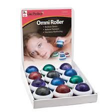Omni Massage Roller Display - 12 White Cap Omni Massage Roller Display - 12 White Cap